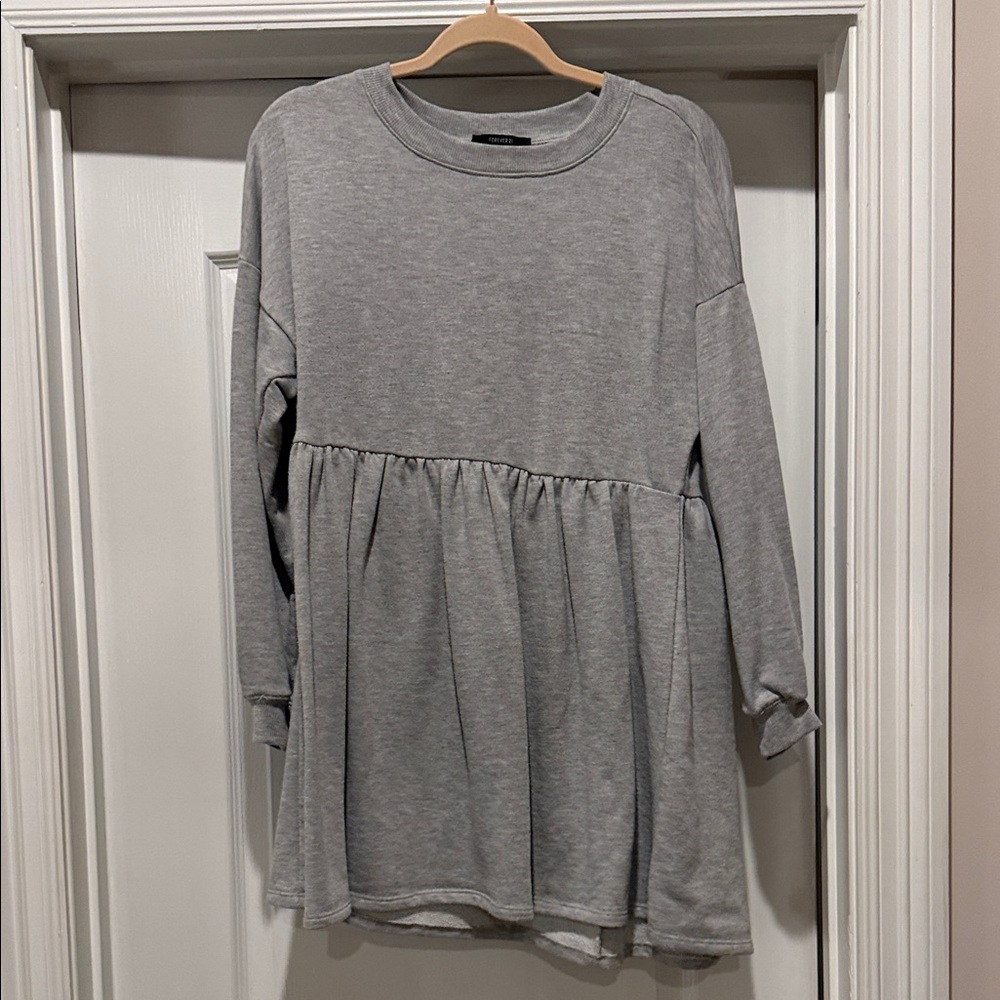Forever 21 Gray Tunic Top